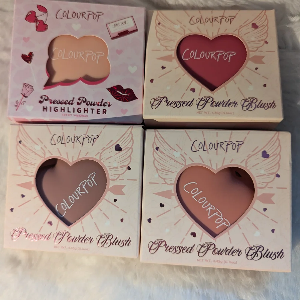 ColourPop Blush Collection - Pink and Cream Shades-  Three Blushes